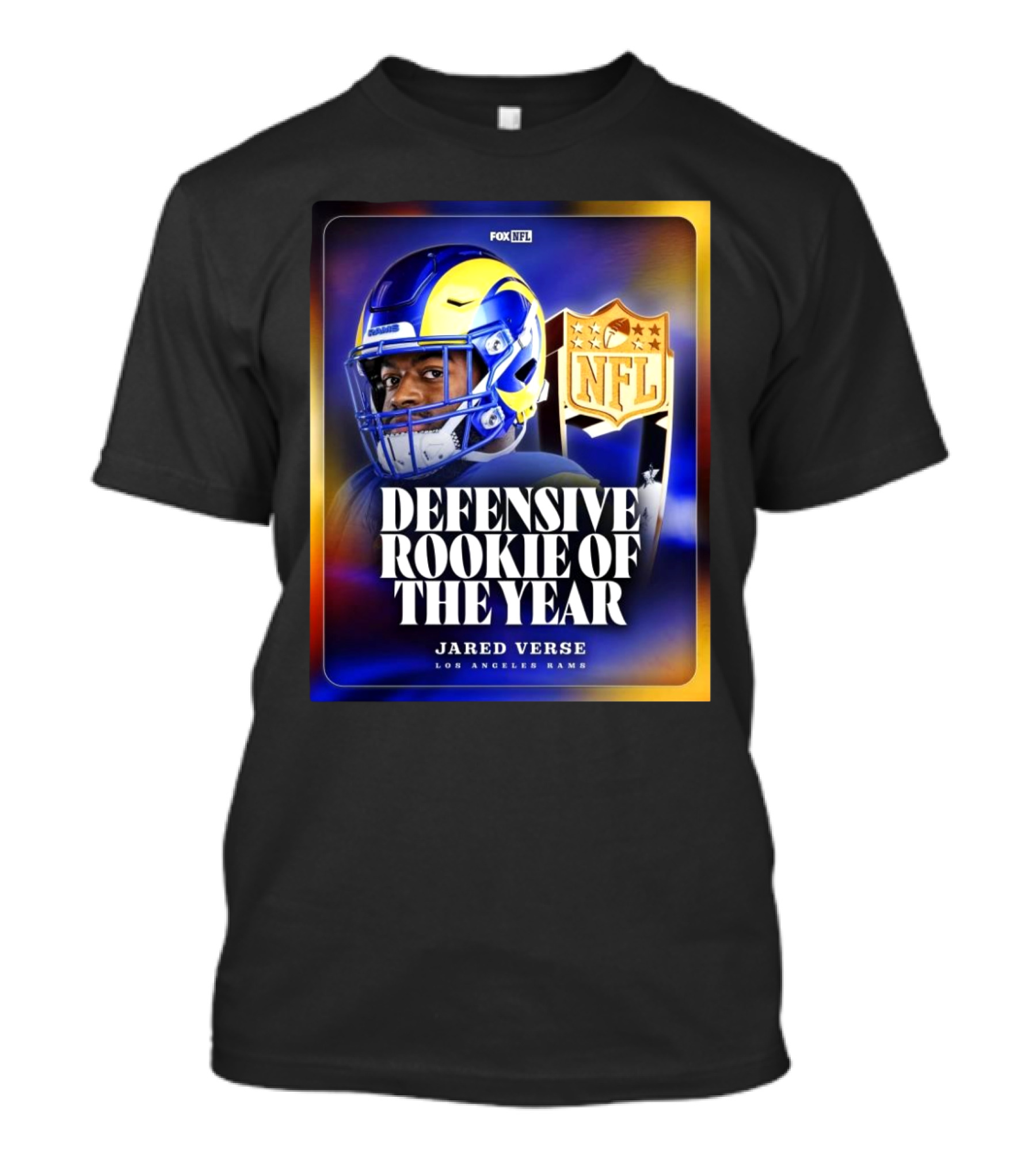 Congrats Jared Verse Los Angeles Rams 2024 NFL Defensive Rookie Of The Year T-Shirt