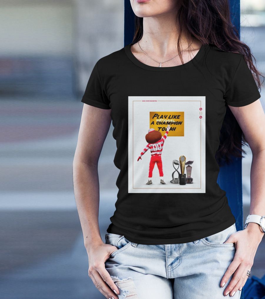 Congratulations Ohio State Buckeyes Win Notre Dame Fighting Irish Play Like National A Champion Today 2024 T-Shirt