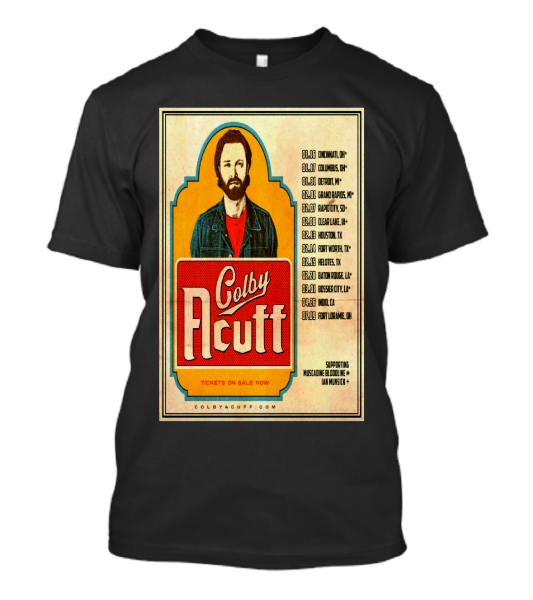 Colby Acuff Tour 2025 T-Shirt