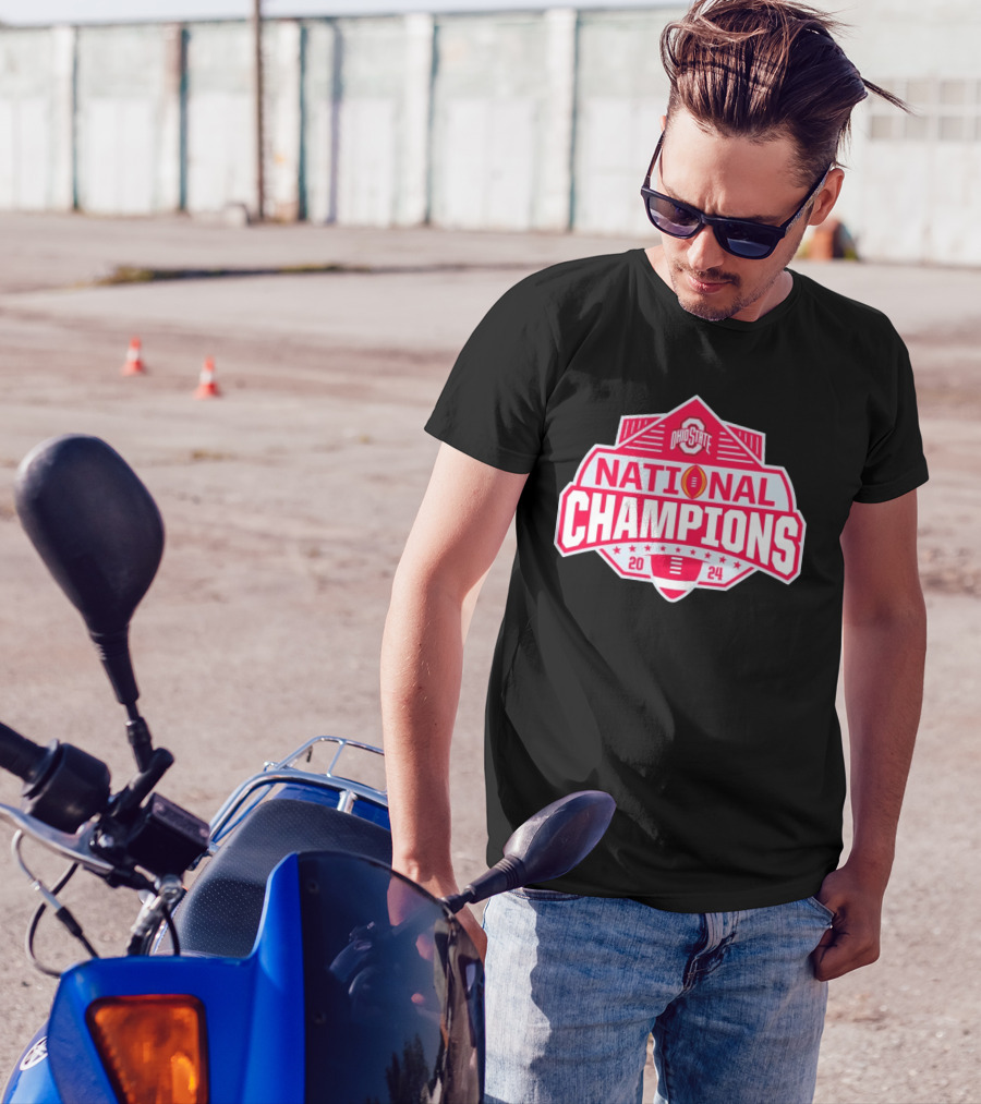 College Football Playoff 2025 National Champions Ohio State Champion Logo T-Shirt
