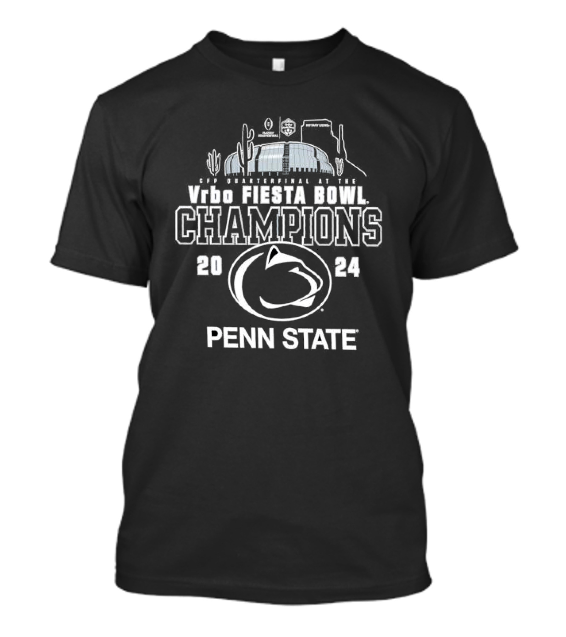 College Football Playoff Penn State VRBO Fiesta Bowl Champions T-Shirt
