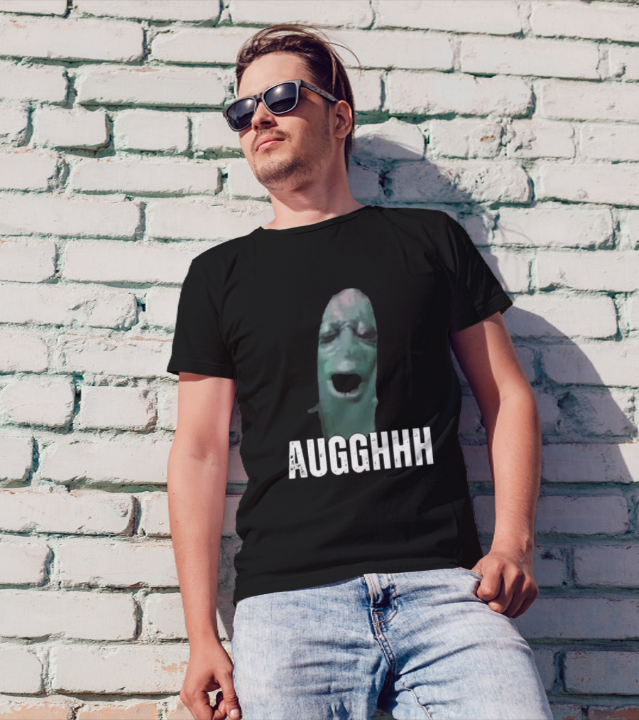 AUGHHHH Cursed Plankton Meme T-Shirt