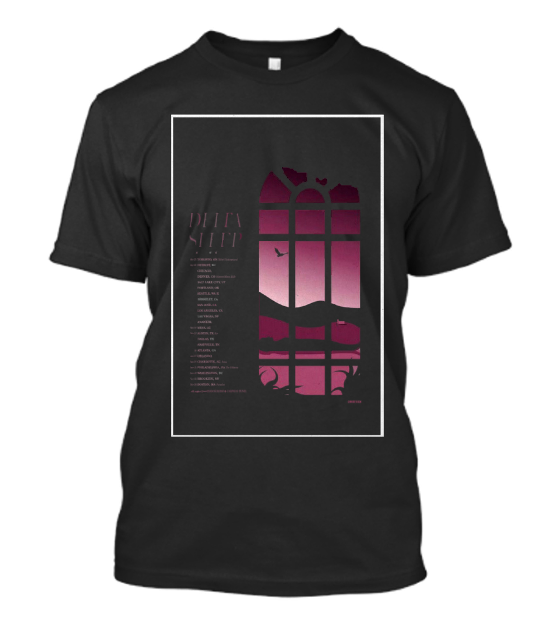 Delta Sleep North America Tour 2024 T-Shirt
