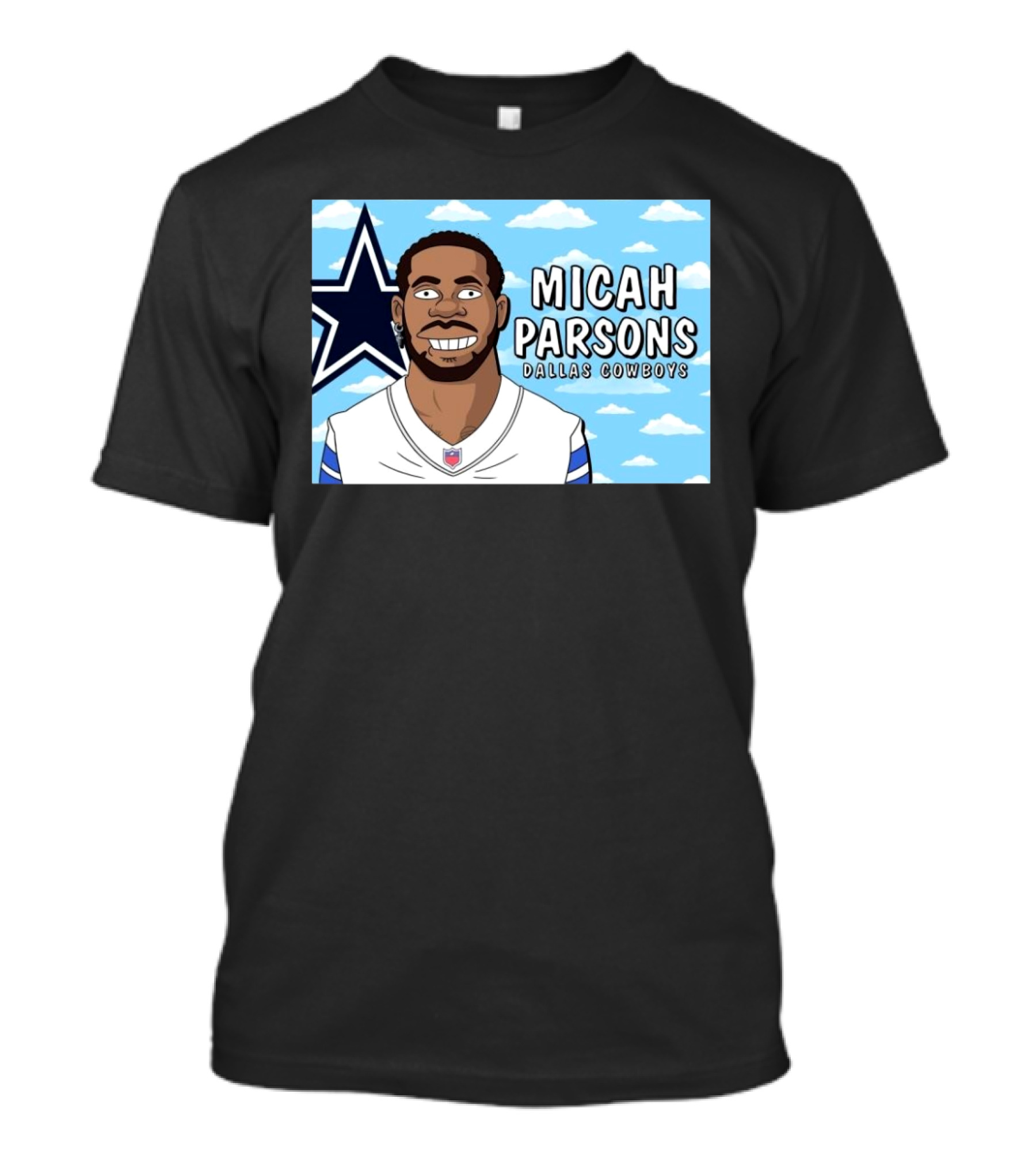 Dallas Cowboys Micah Parsons Simpsons Characters Funday Football December 9 T-Shirt