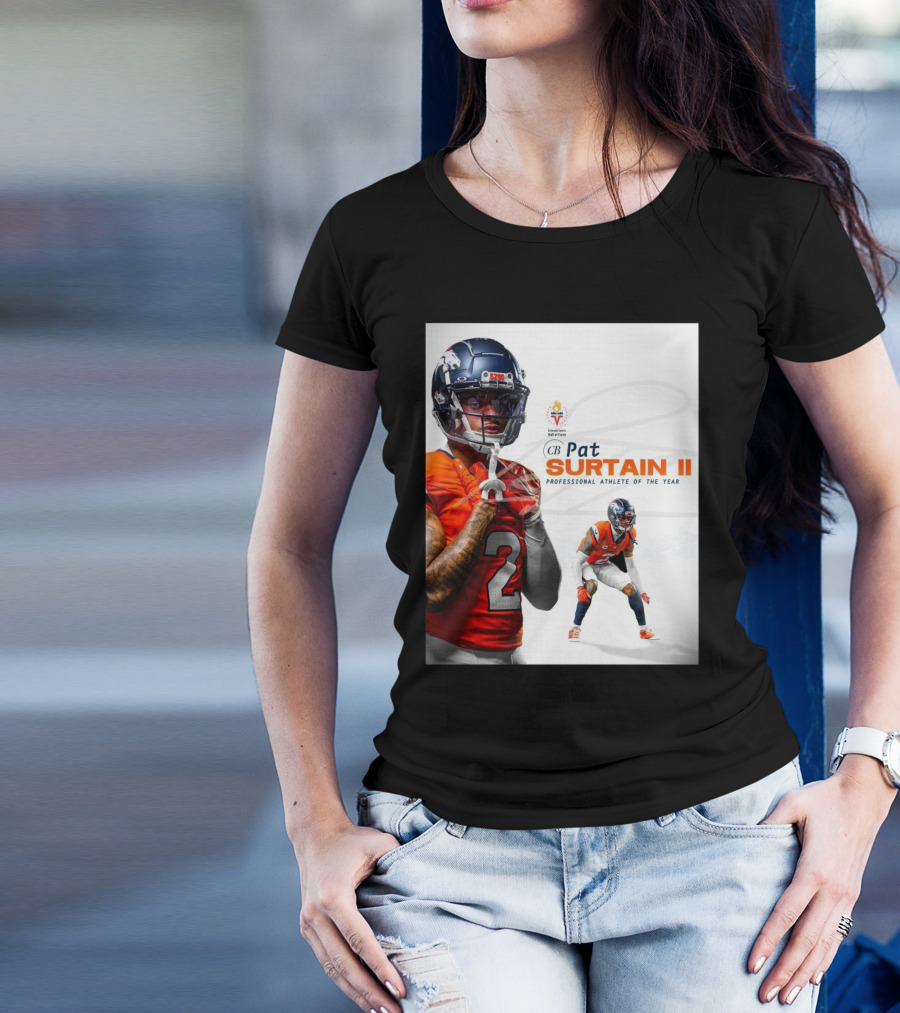 Denver Broncos Congratulations To Pat Surtain II Colorado Sports Hall Of Fame’s Professional Athletes Of The Year T-Shirt