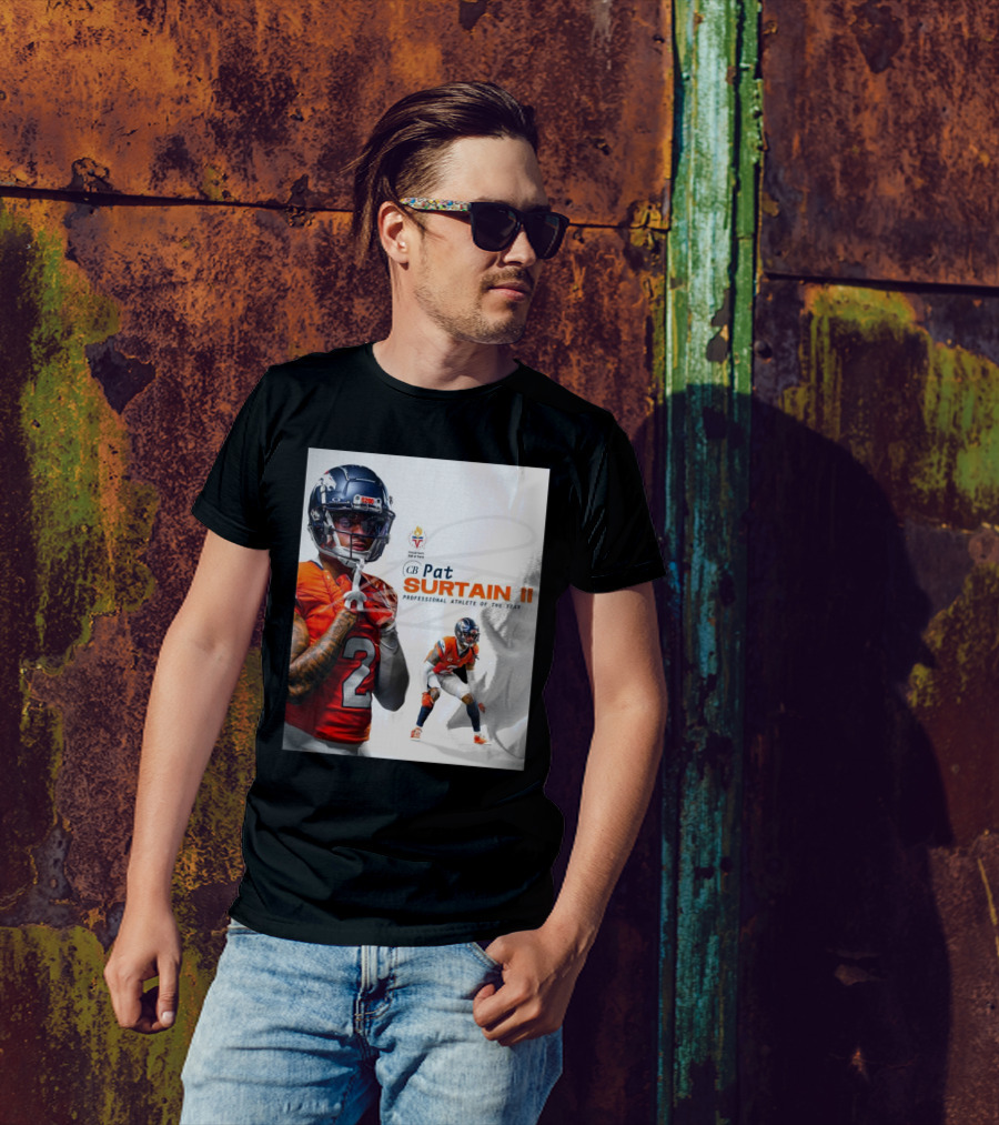 Denver Broncos Congratulations To Pat Surtain II Colorado Sports Hall Of Fame’s Professional Athletes Of The Year T-Shirt