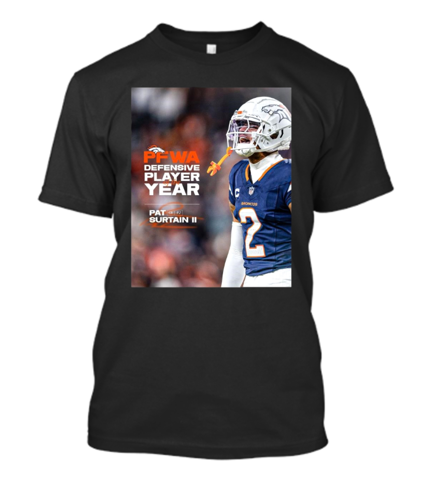 Denver Broncos Pat Surtain II PFWA Defensive Player Of The Year Best In The League T-Shirt