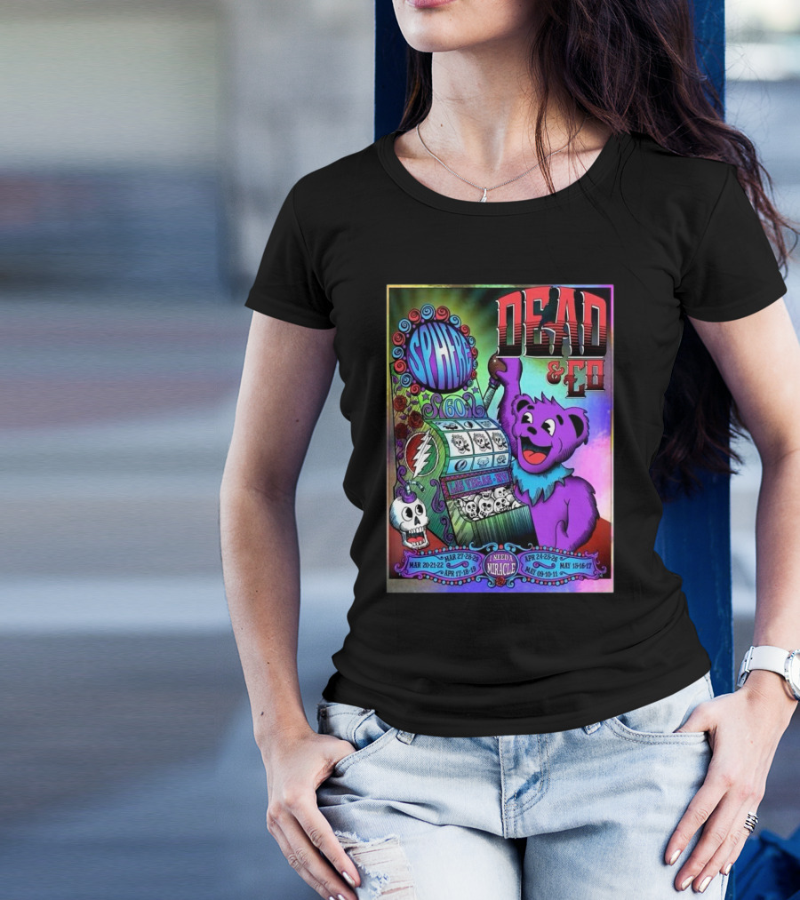 Dead And Company Live At Sphere Las Vegas 2025 Bertha Jackpot T-Shirt