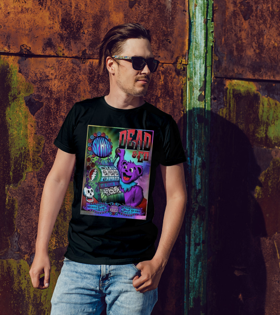 Dead And Company Live At Sphere Las Vegas 2025 Bertha Jackpot T-Shirt