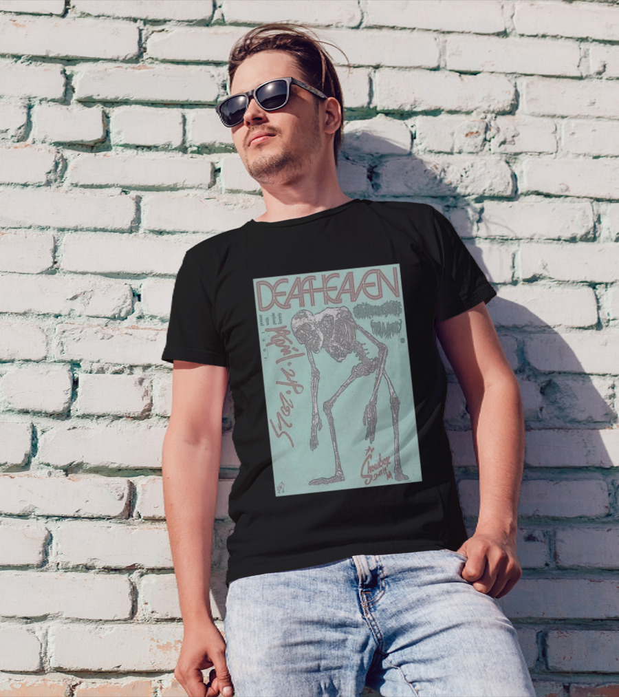Deafheaven The Showbox Seattle WA 4-24-2025 Power With Marl Power Homo Lux T-Shirt