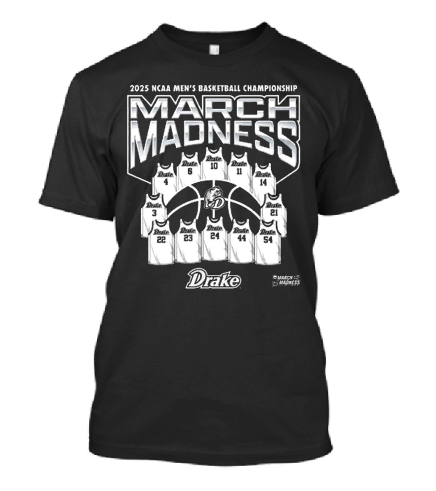 Drake Bulldogs March Madness 2025 NCAA Men’s Basketball Championship T-Shirt