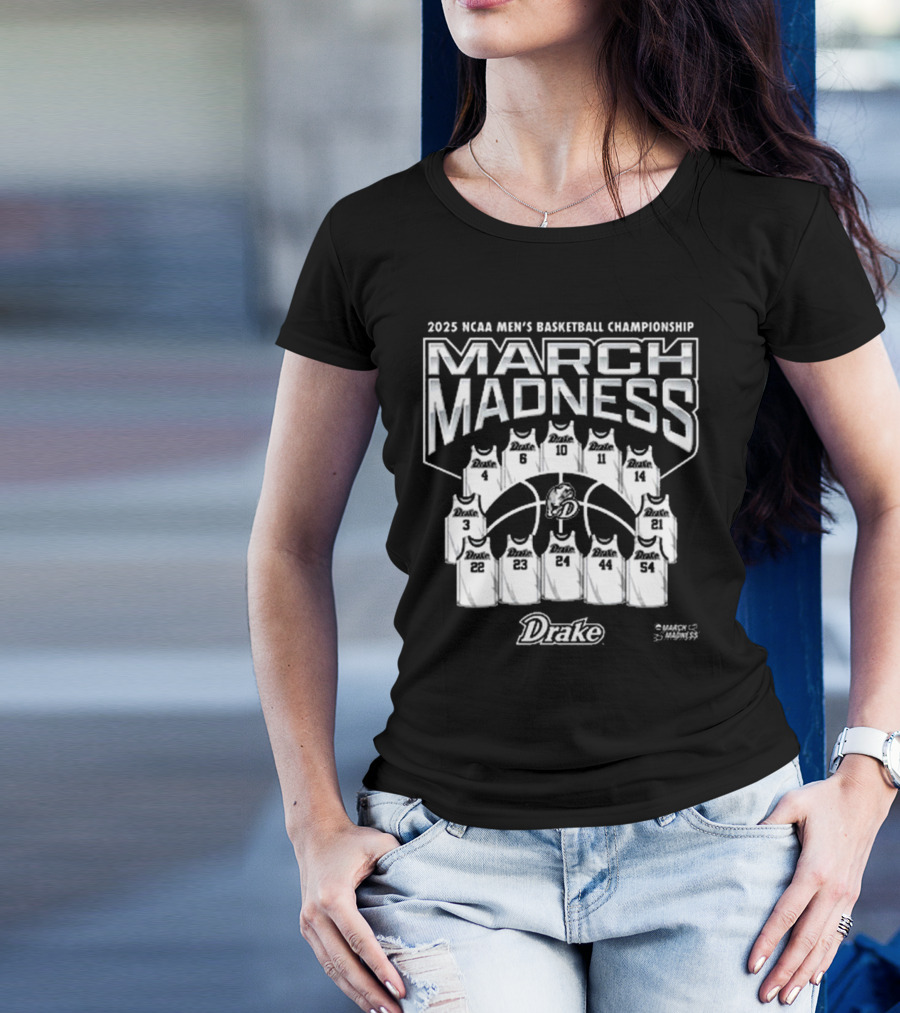 Drake Bulldogs March Madness 2025 NCAA Men’s Basketball Championship T-Shirt