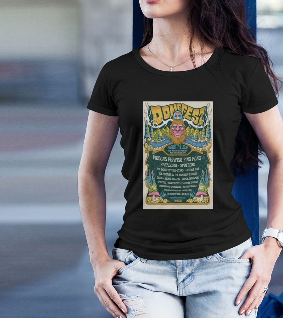 Domefest Live In New River Gorge, WV August 7-9 2025 T-Shirt