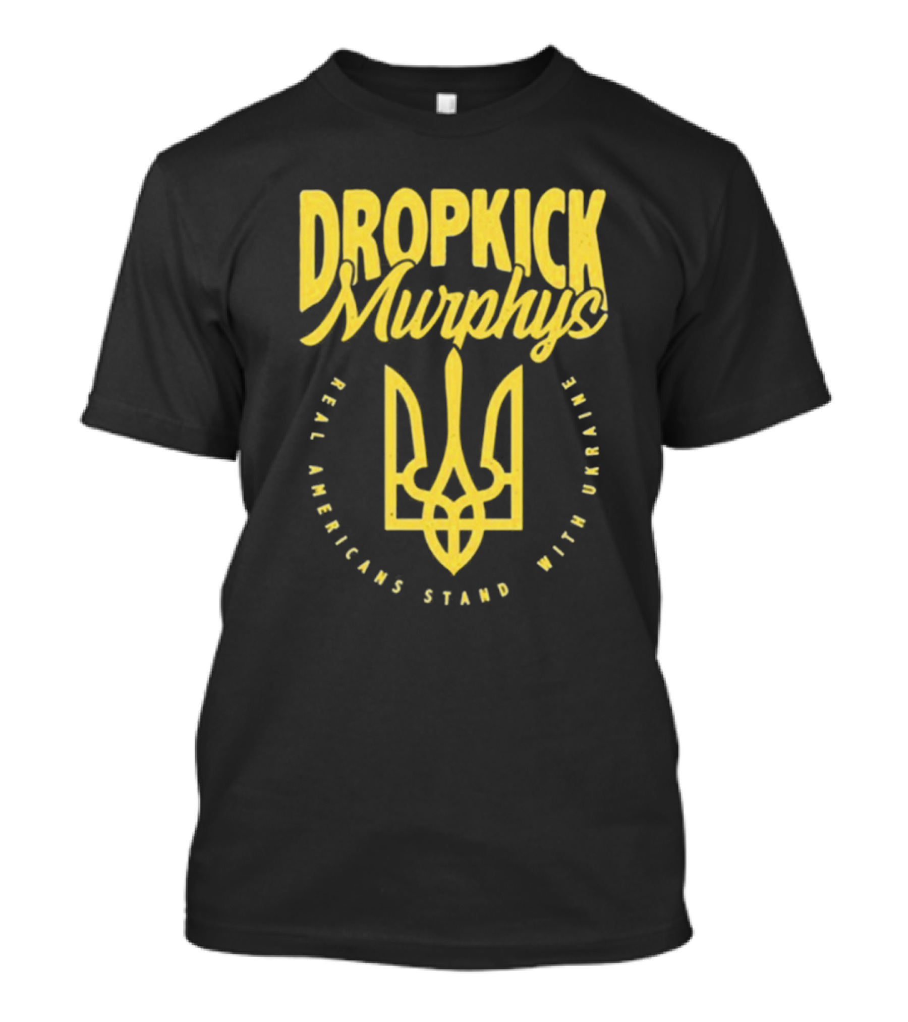 Dropkick Murphys Ukraine Real Americans Stand With Ukraine 2025 T-Shirt