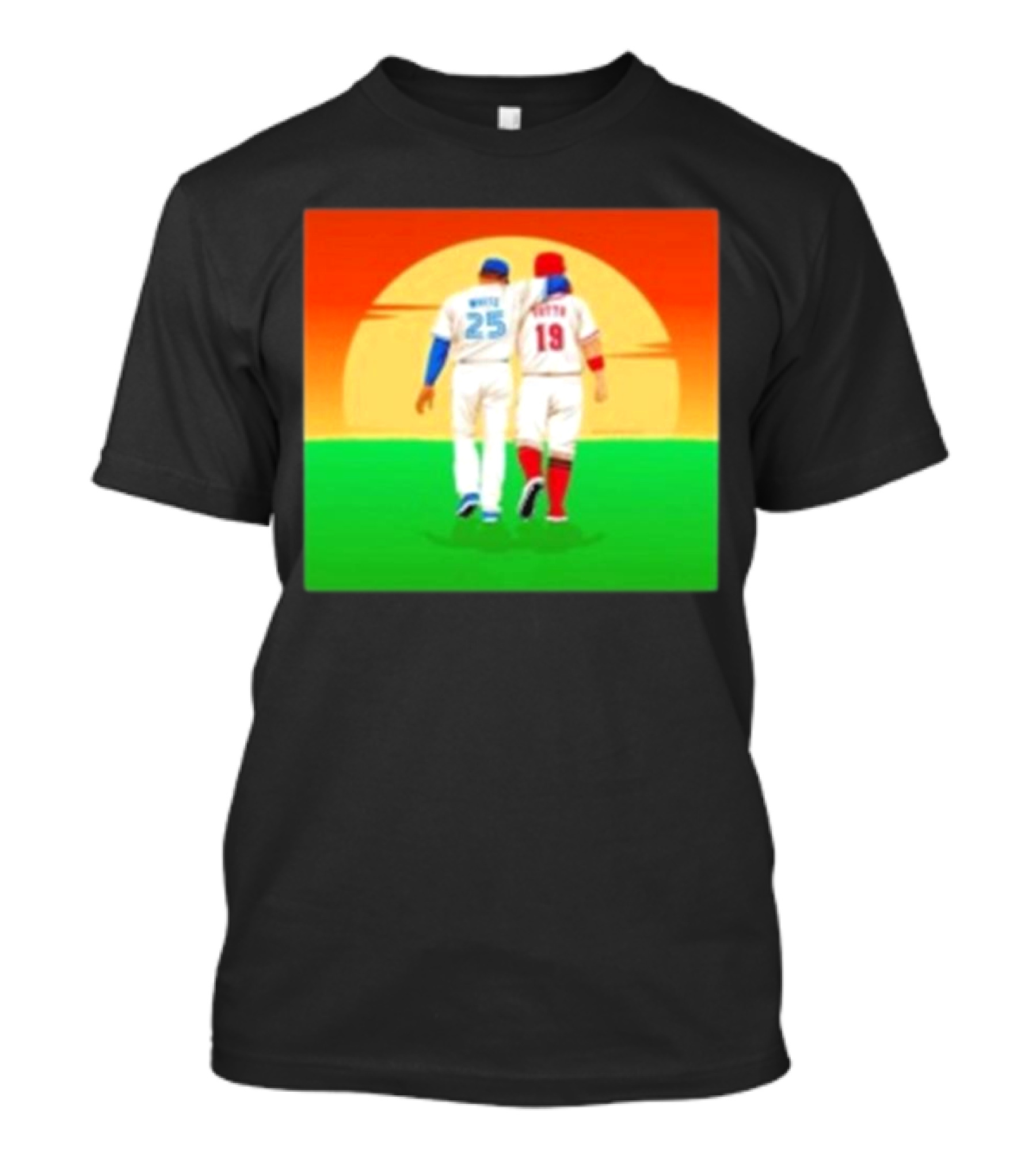 Devon White And Joey Votto Arm Around Shoulders Together T-Shirt