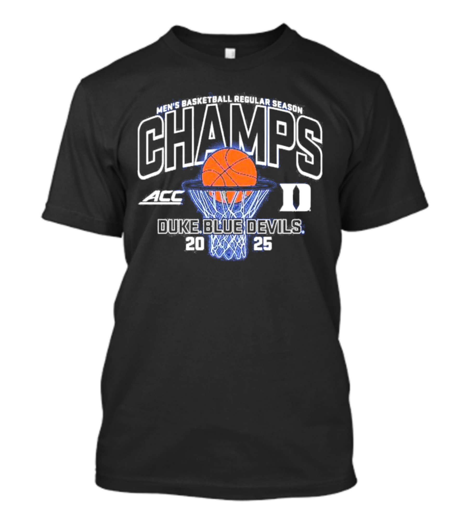 Duke Blue Devils 2025 ACC Men’s Basketball Regular Season Champions T-Shirt