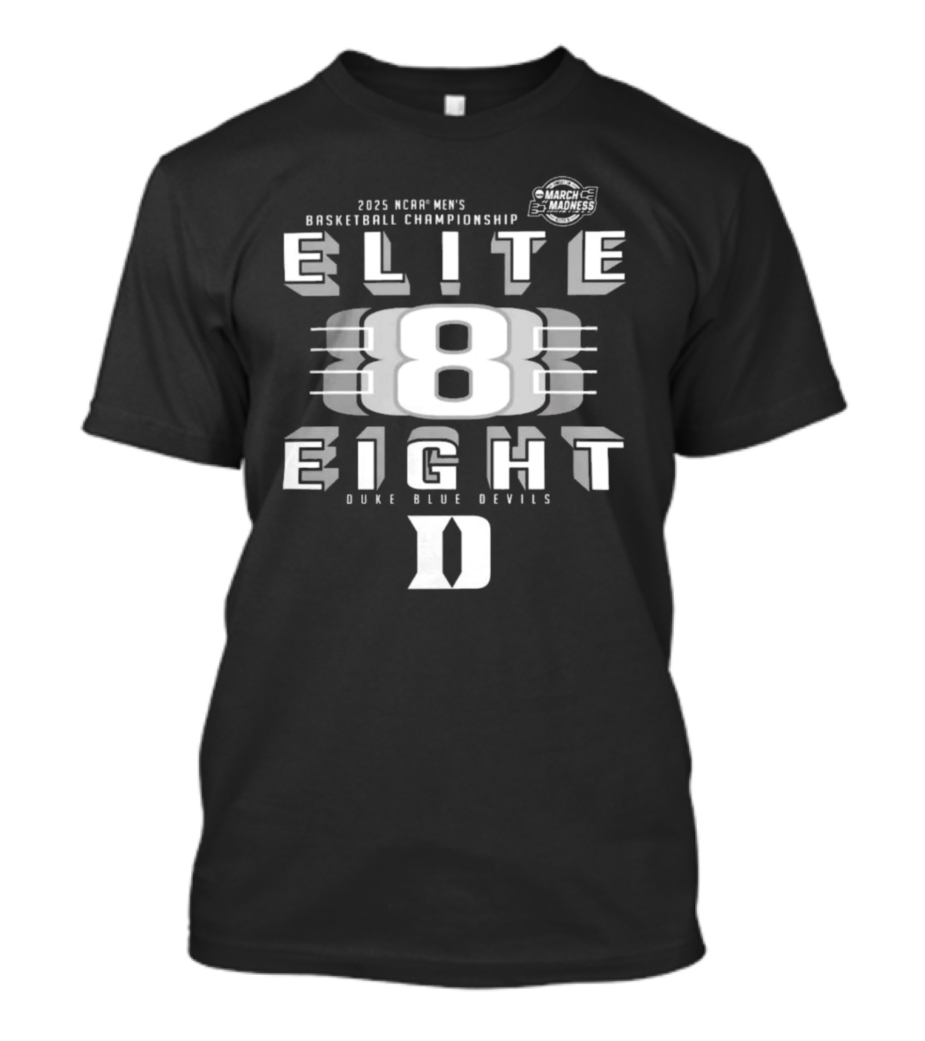 Duke Blue Devils 2025 NCAA Men’s Basketball Championship March Madness Elite Eight T-Shirt