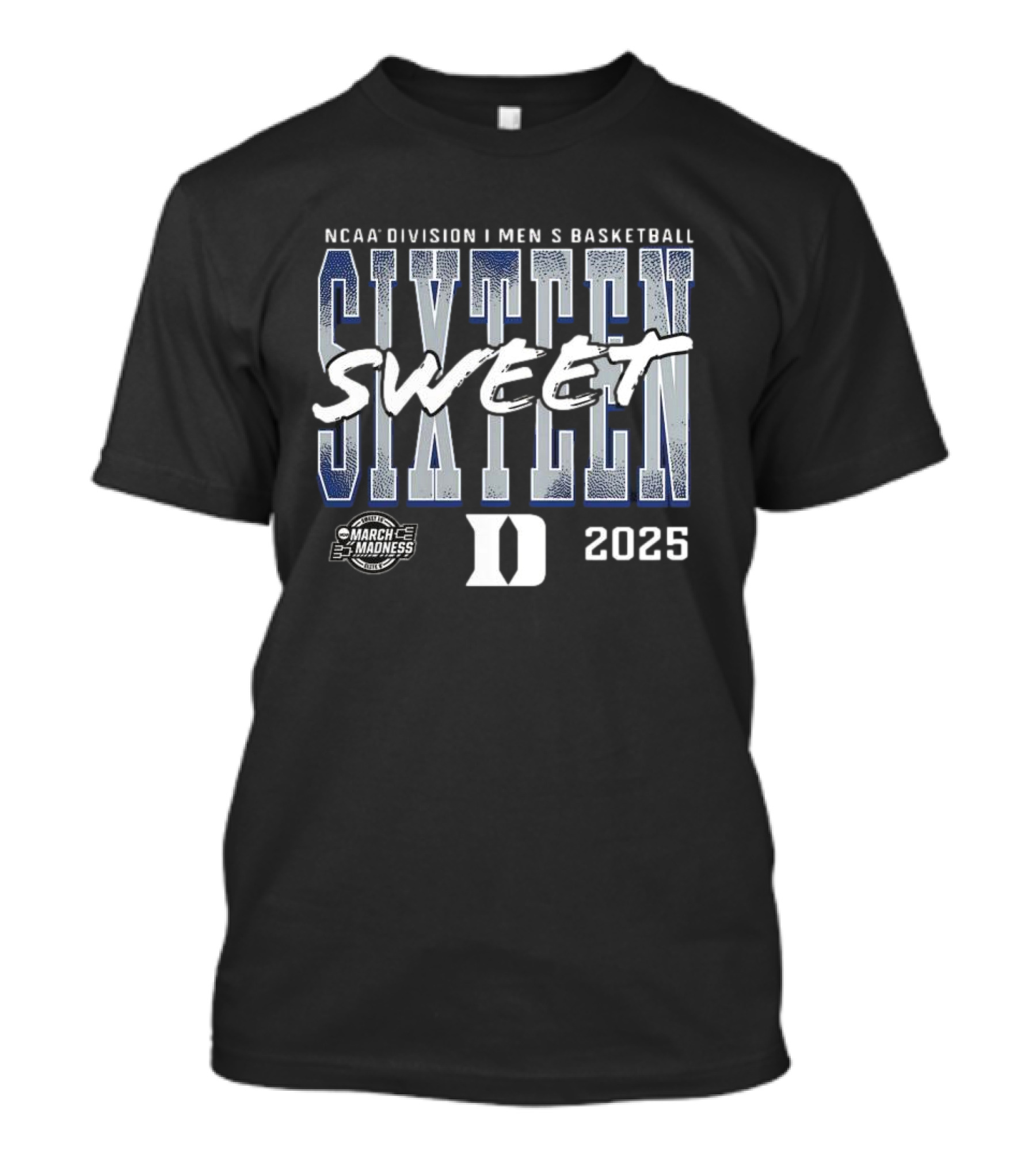Duke Blue Devils 2025 NCAA Men’s Basketball Tournament March Madness Sweet 16 T-Shirt