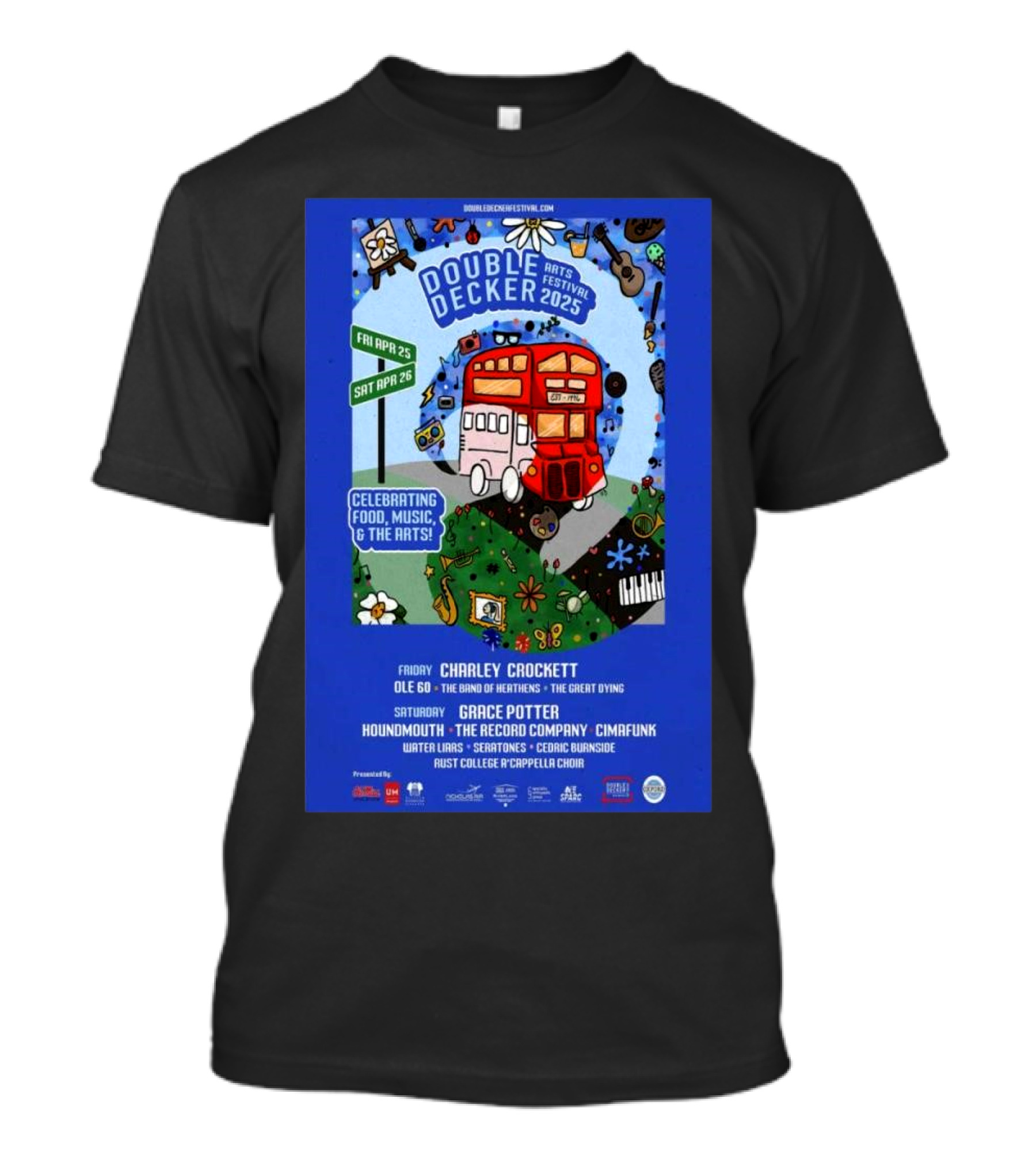Double Decker Arts Festival 2025 T-Shirt