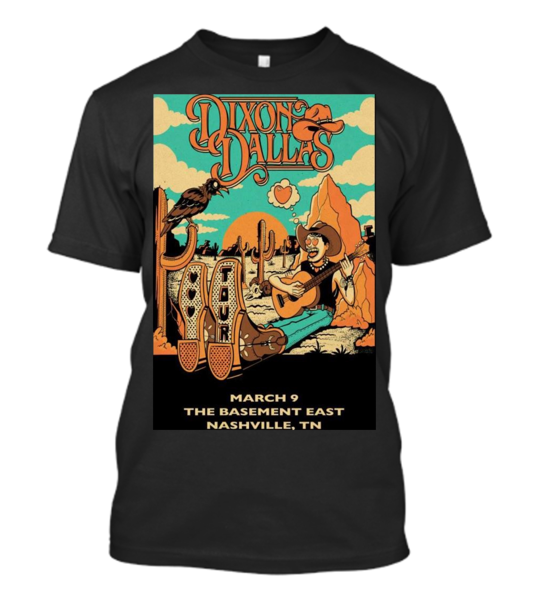 Dixon Dallas The Basement East In Nashville TN March 9 2025 T-Shirt