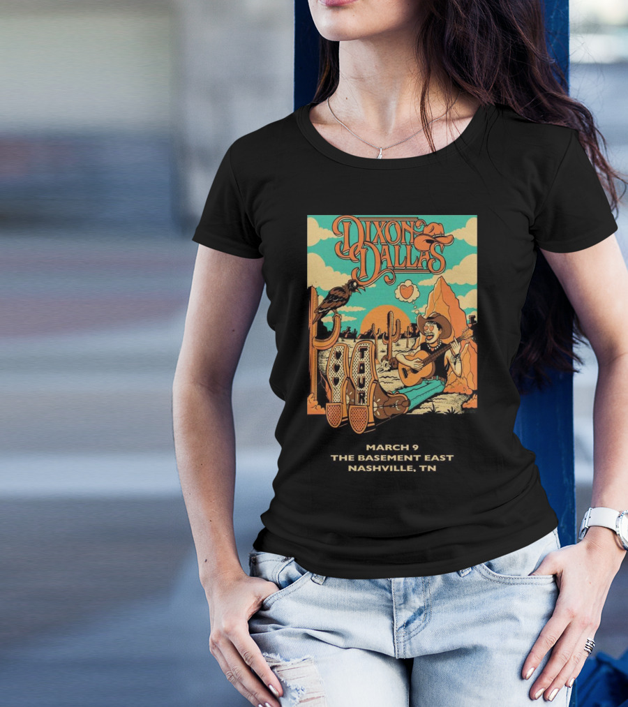 Dixon Dallas The Basement East In Nashville TN March 9 2025 T-Shirt