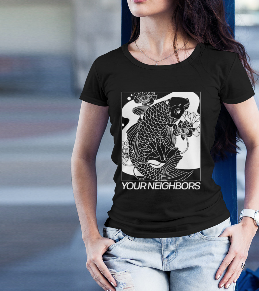 Down Right Your Neighbors Koi T-Shirt