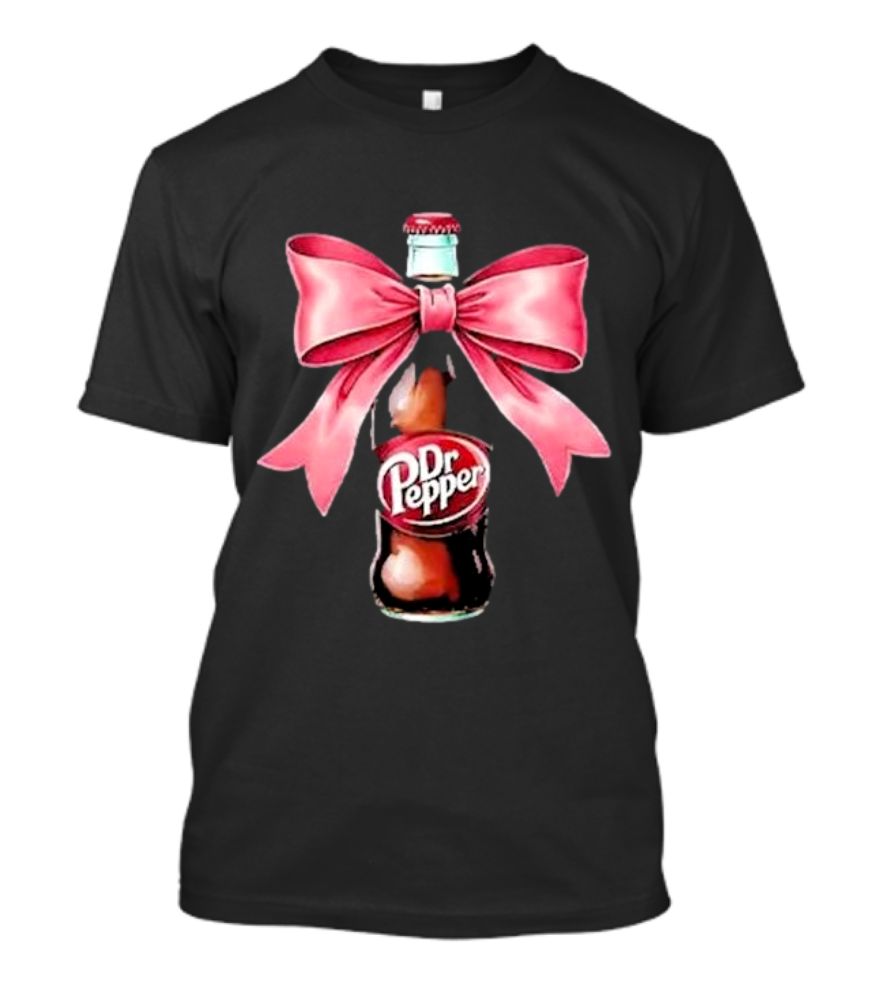 Dr Pepper Pink Bow Coquette T-Shirt