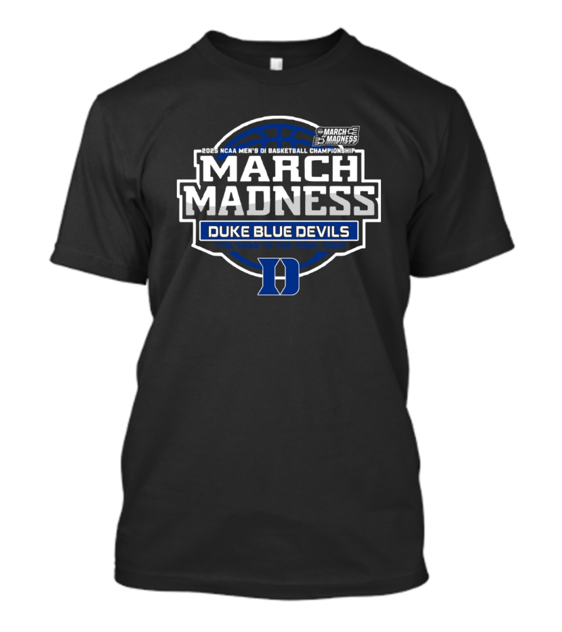 Duke Blue Devils March Madness 2025 NCAA DI Men’s Basketball Championship T-Shirt
