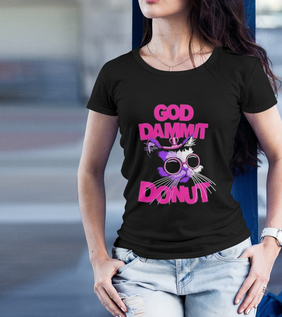 Dungeon Crawler Carl God Dammit Donut T-Shirt
