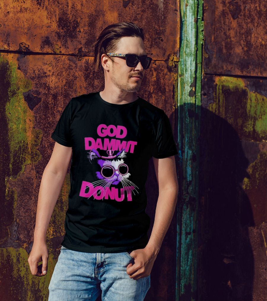 Dungeon Crawler Carl God Dammit Donut T-Shirt