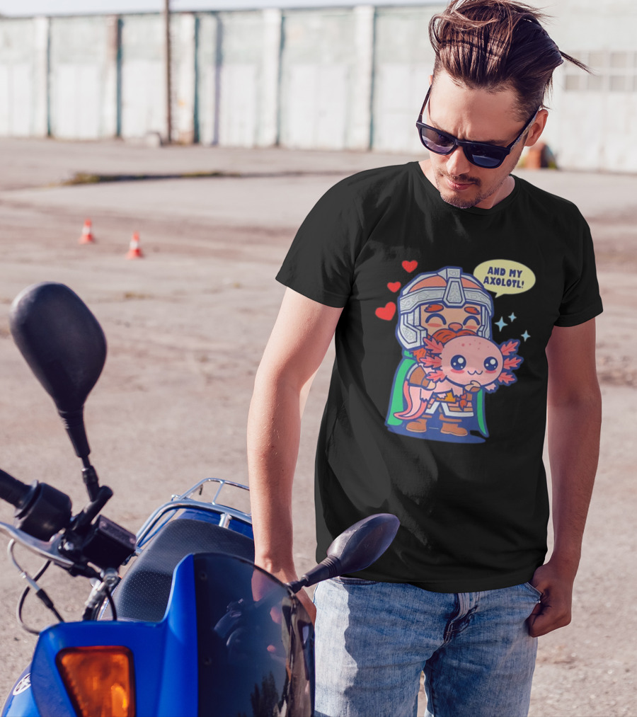 Dwarf And His Axolotl And My Axolotl T-Shirt