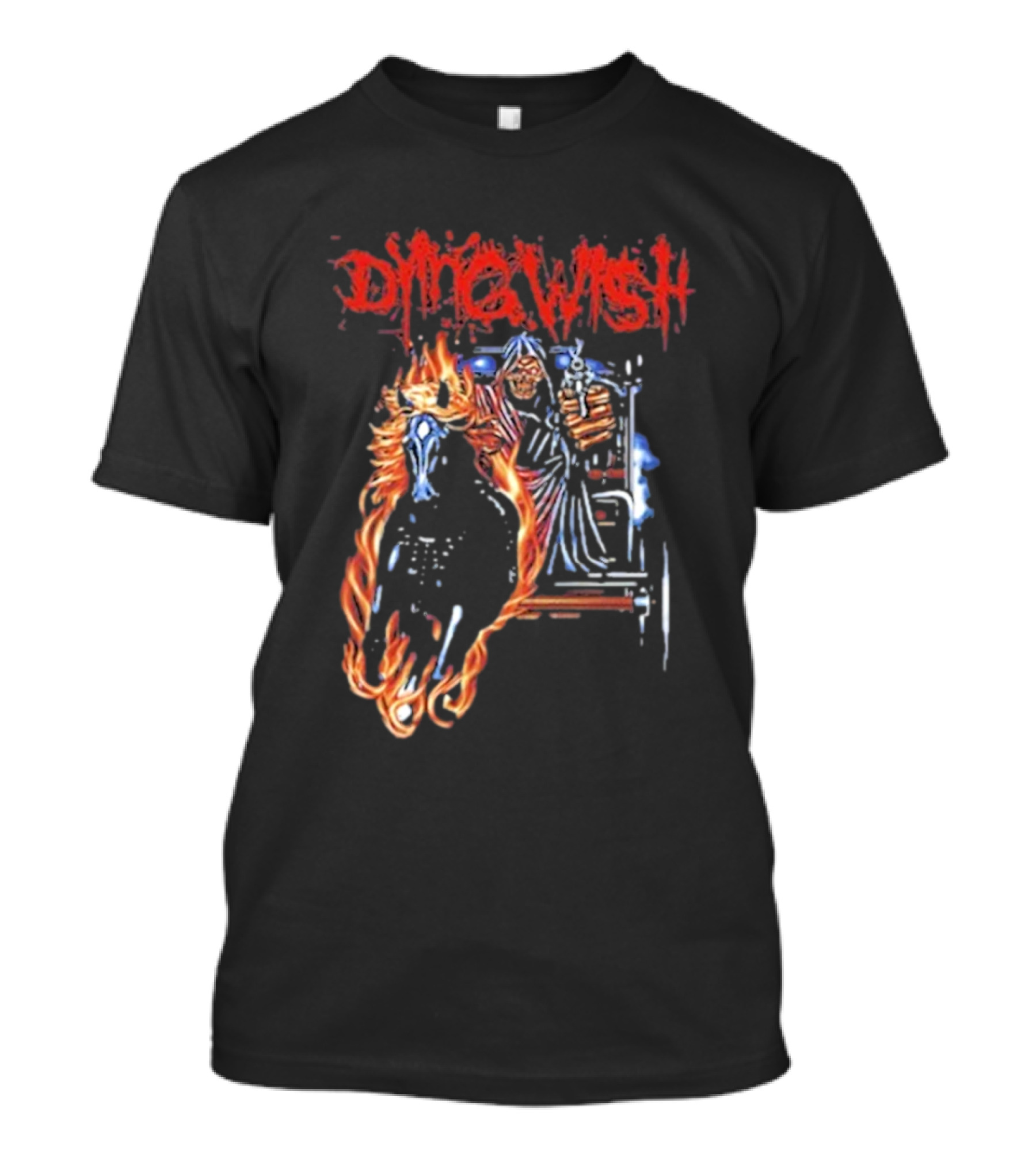 Dying Wish Revolver Reaper T-Shirt
