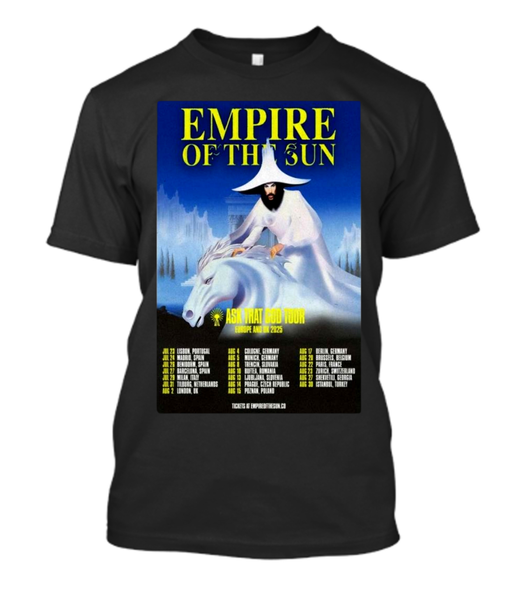 Empire Of The Sun Ask That God Tour 2025 T-Shirt