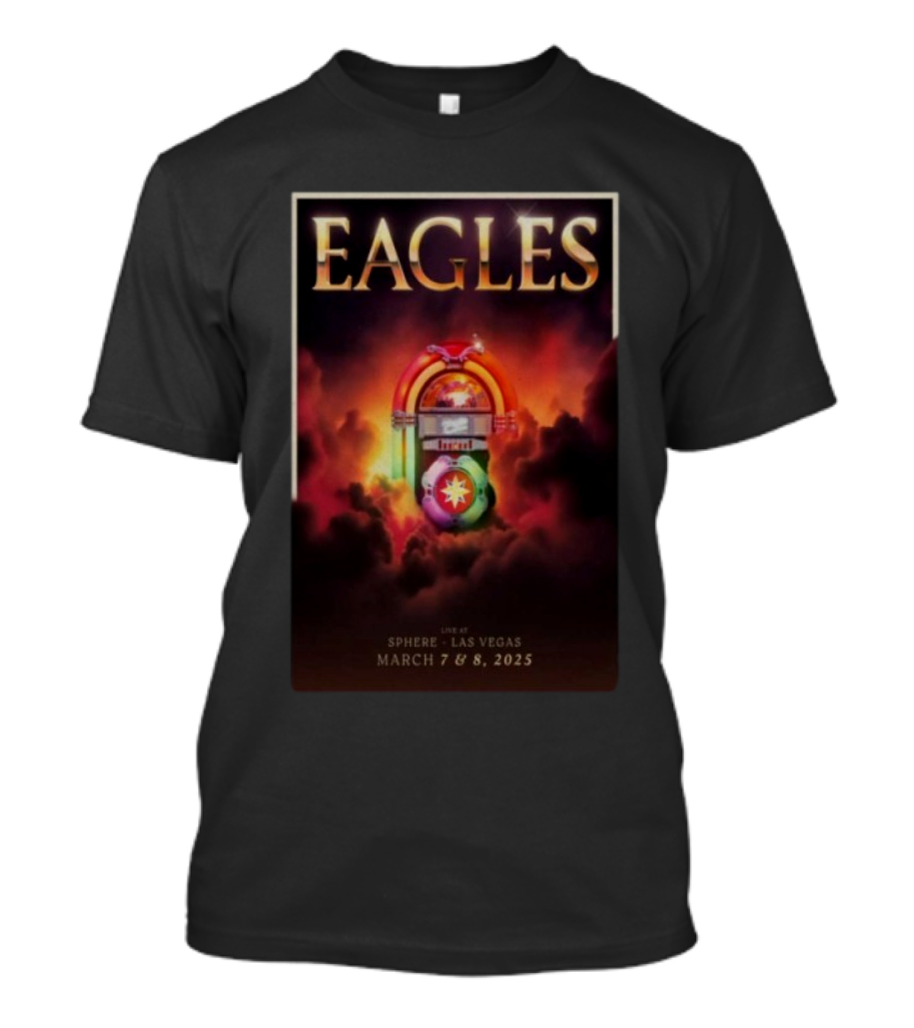 Eagles Mar 7-8 2025 Sphere Las Vegas NV T-Shirt