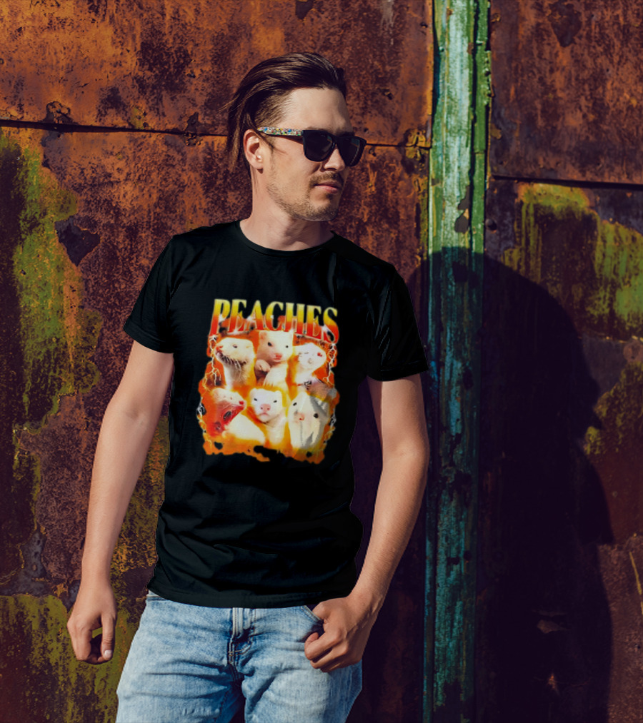 Ferret Peaches Vintage T-Shirt