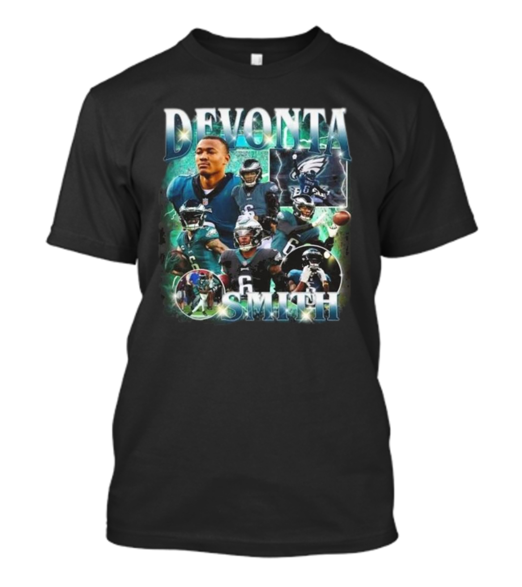 Eagles Super Bowl Champions 2025 Devonta Smith T-Shirt