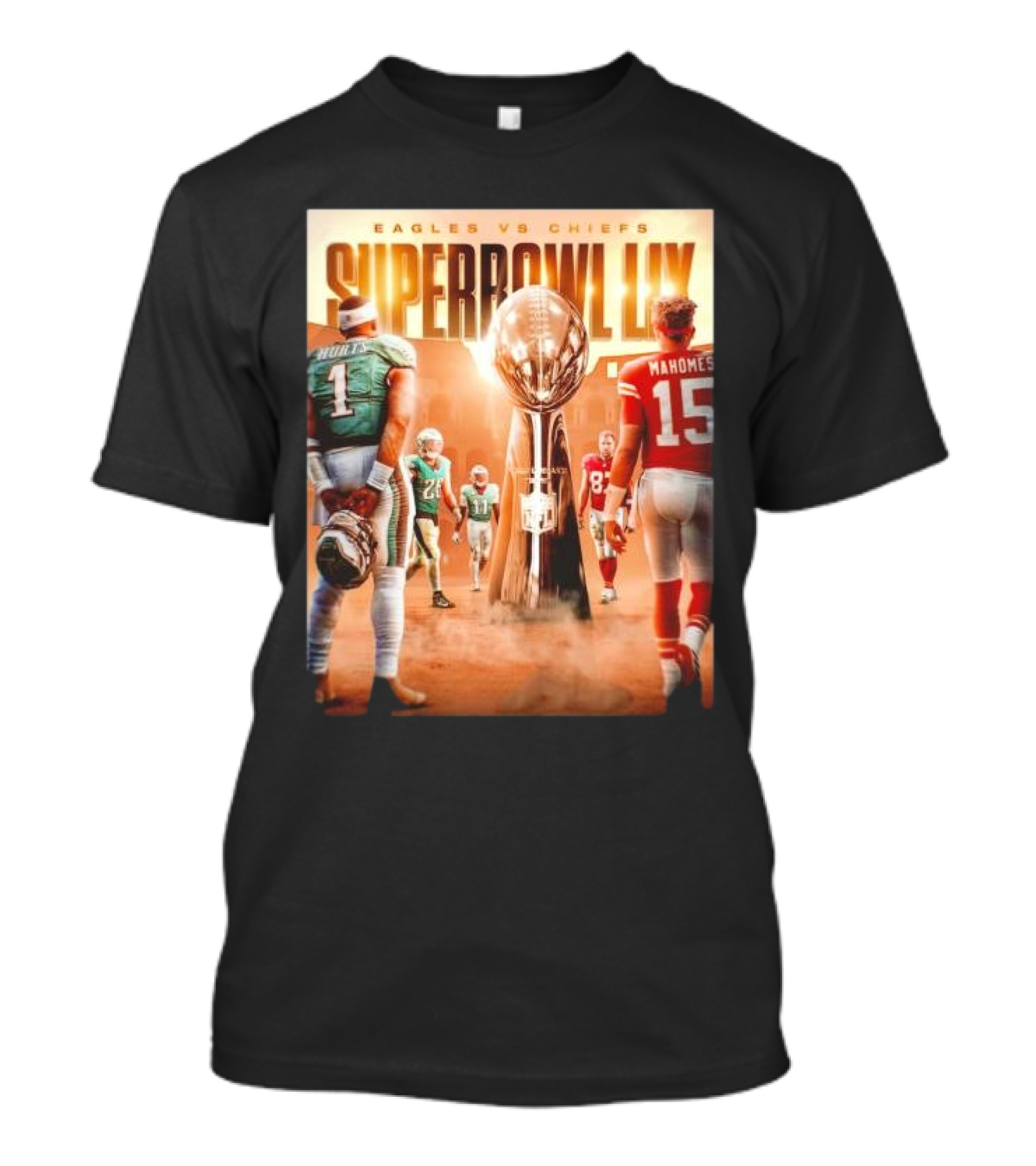 Eagles Vs Chiefs Super Bowl LIX Is Set T-Shirt