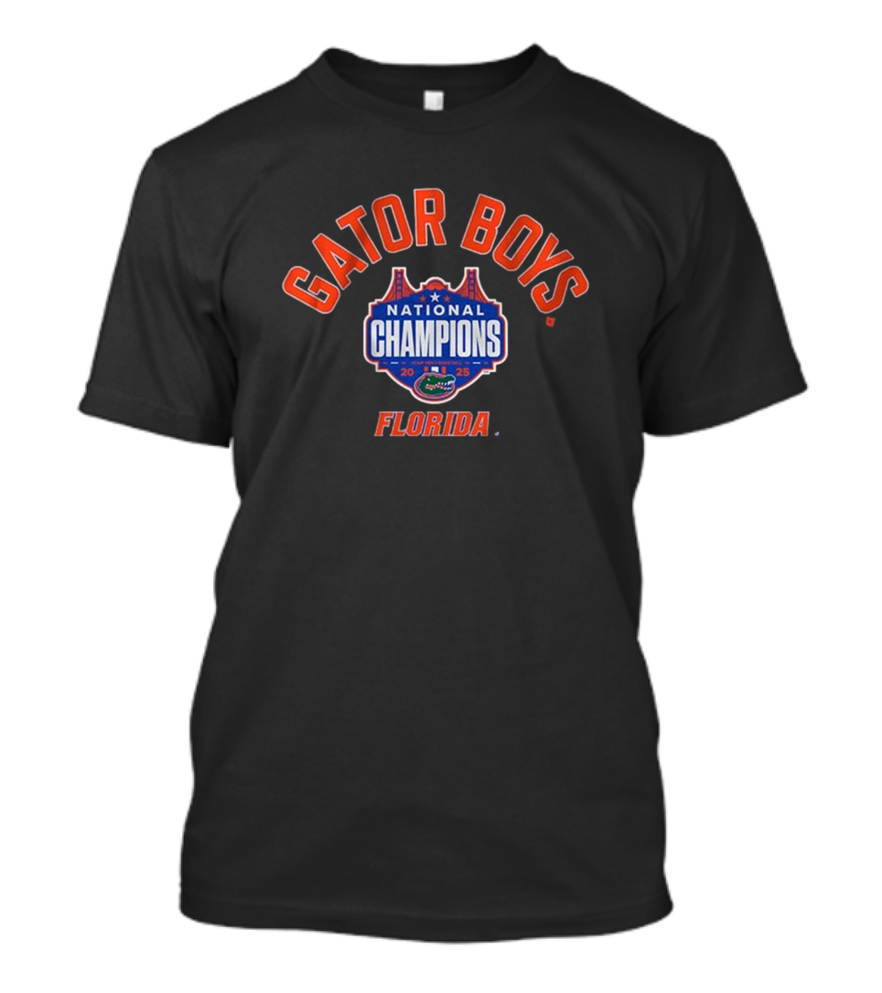 Florida Basketball National Champion Gator Boys 2025 T-Shirt