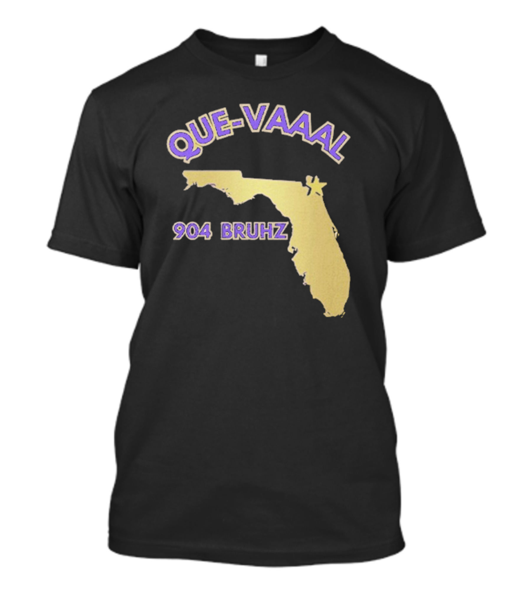 Florida State Map 904 Bruhz Que-Vaaal T-Shirt