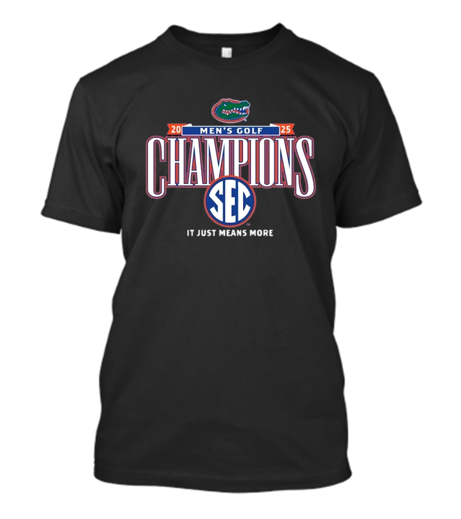 Florida Gators 2025 SEC Men’s Golf Champions T-Shirt