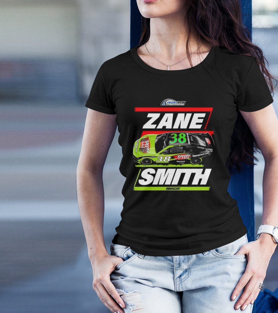 Front Row Motorsports Zane Smith Speedy Cash Car T-Shirt