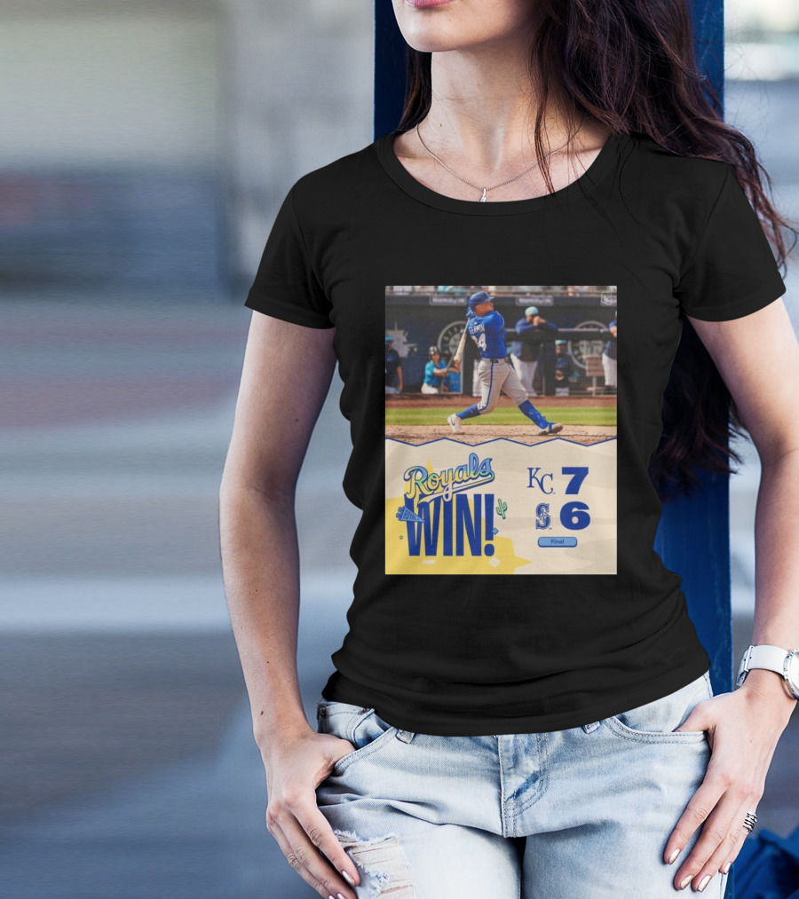 Freddy Fermín Kansas City Royals Win Seattle Mariners Final Score 7 – 6 Wild Wednesday Win T-Shirt