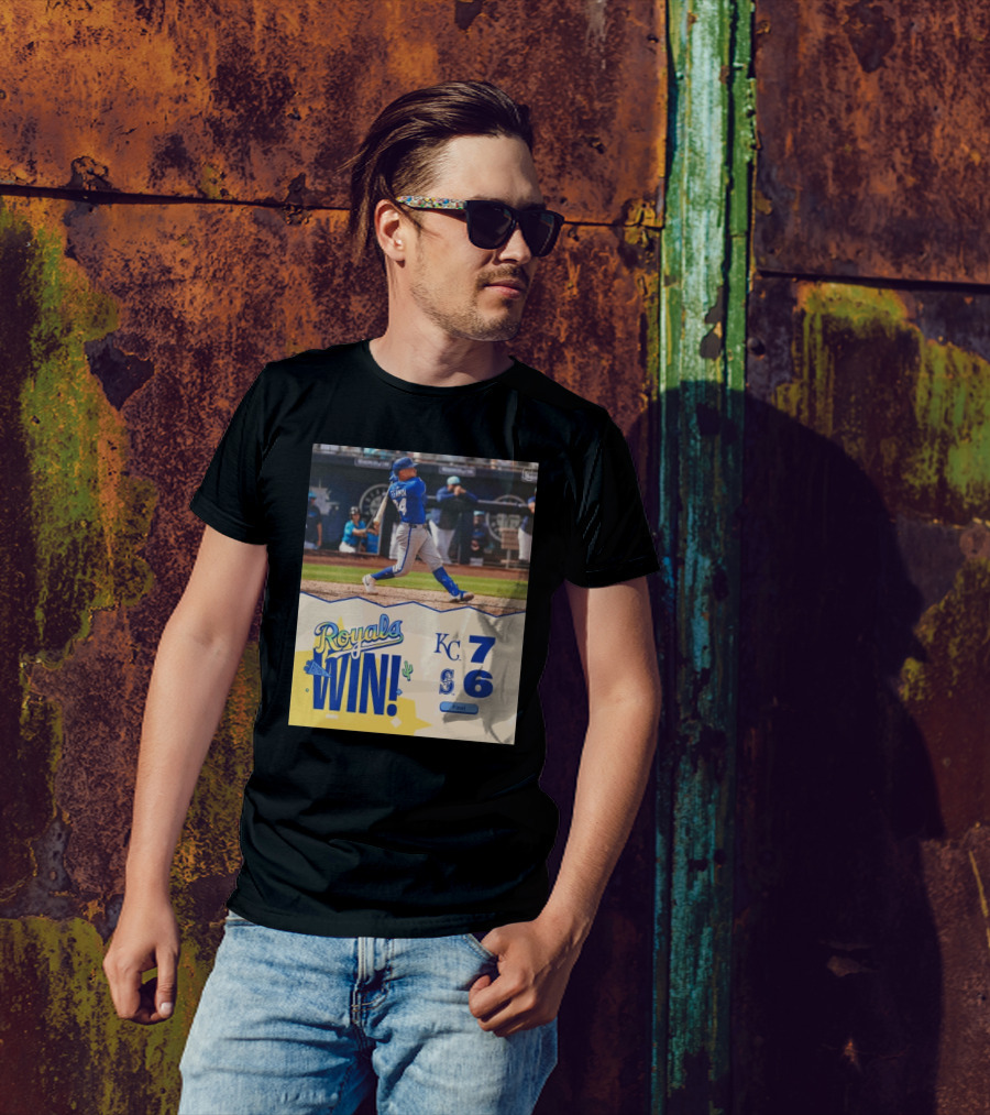 Freddy Fermín Kansas City Royals Win Seattle Mariners Final Score 7 – 6 Wild Wednesday Win T-Shirt