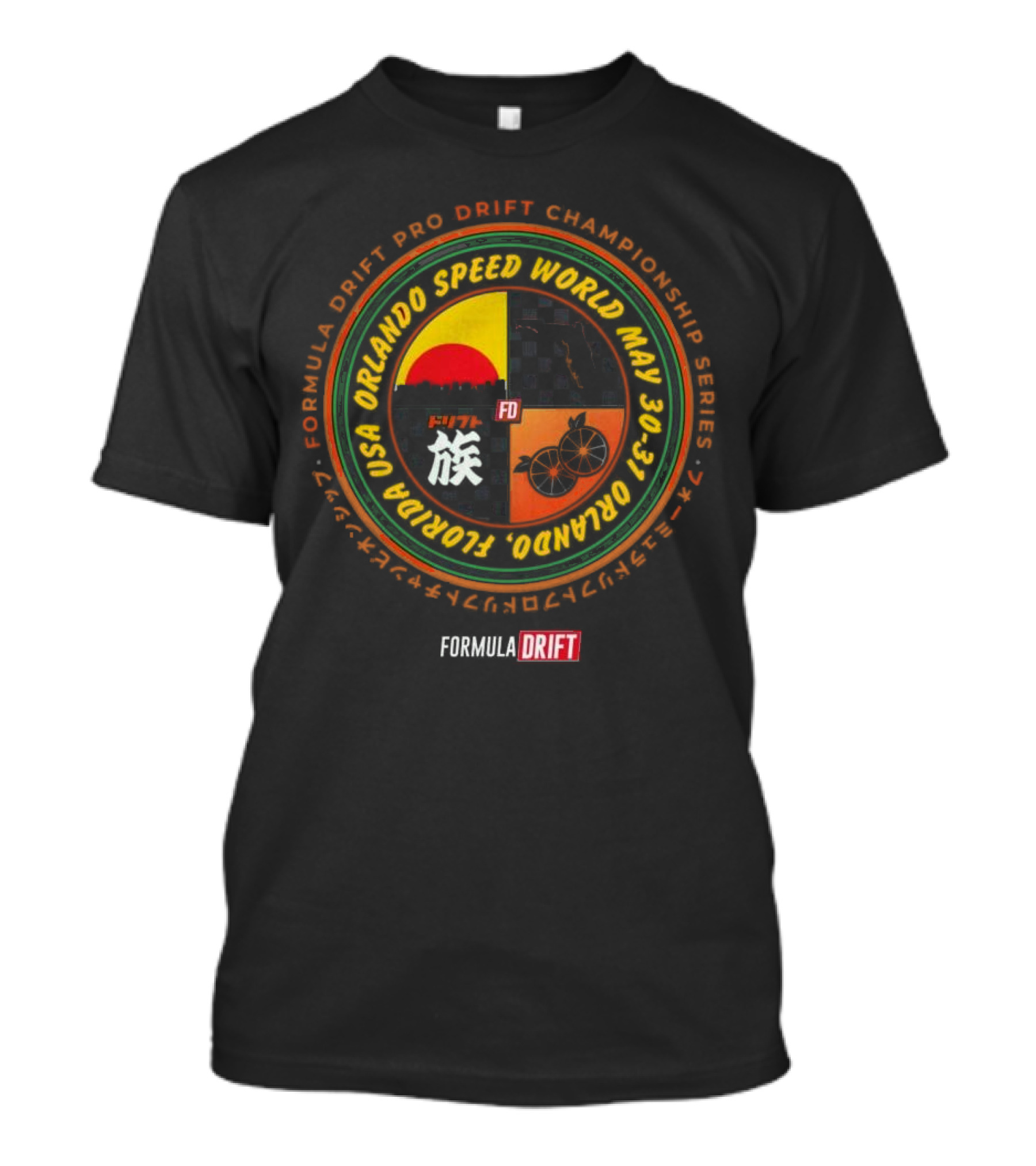 Formula Drift 2025 Scorched Round 3 – Orlando T-Shirt