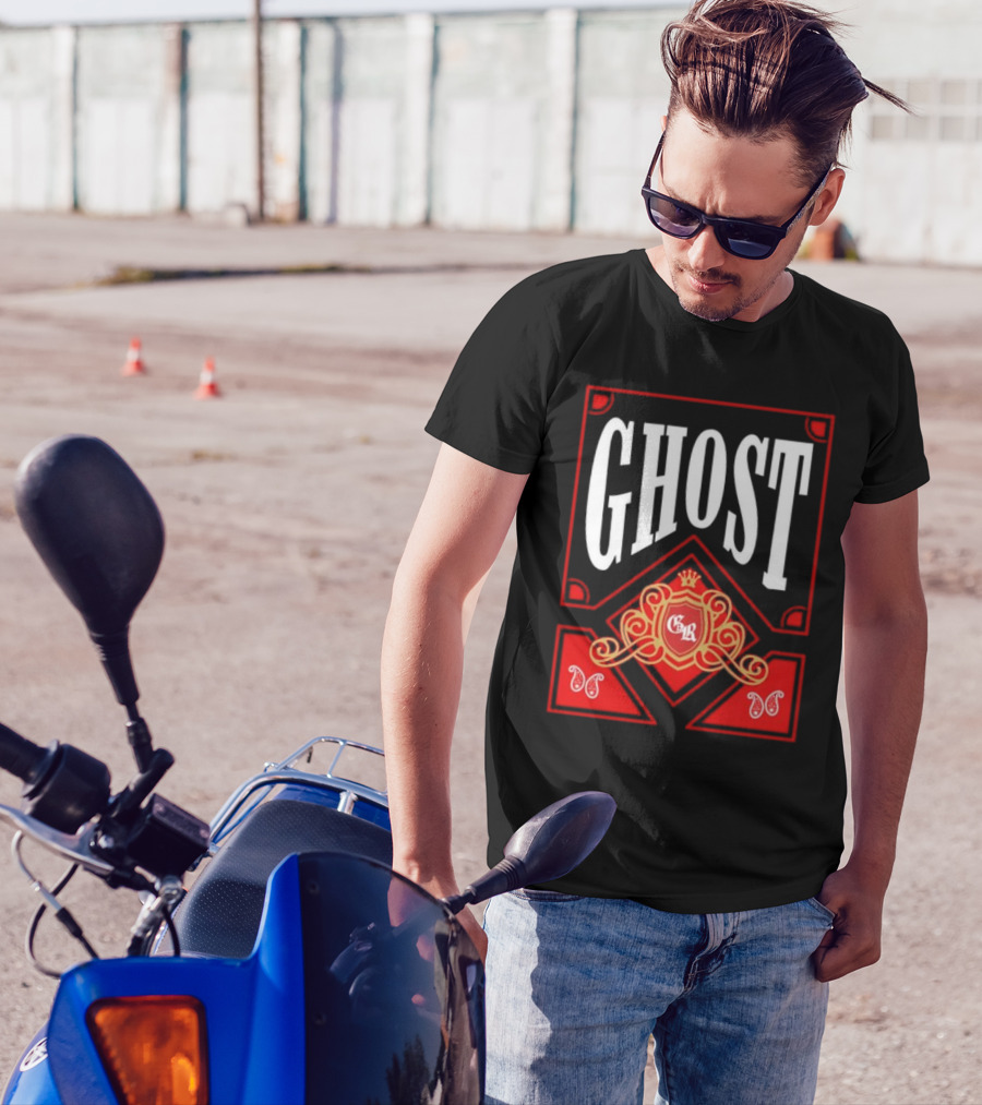 Ghost Racing Red Playing Card T-Shirt