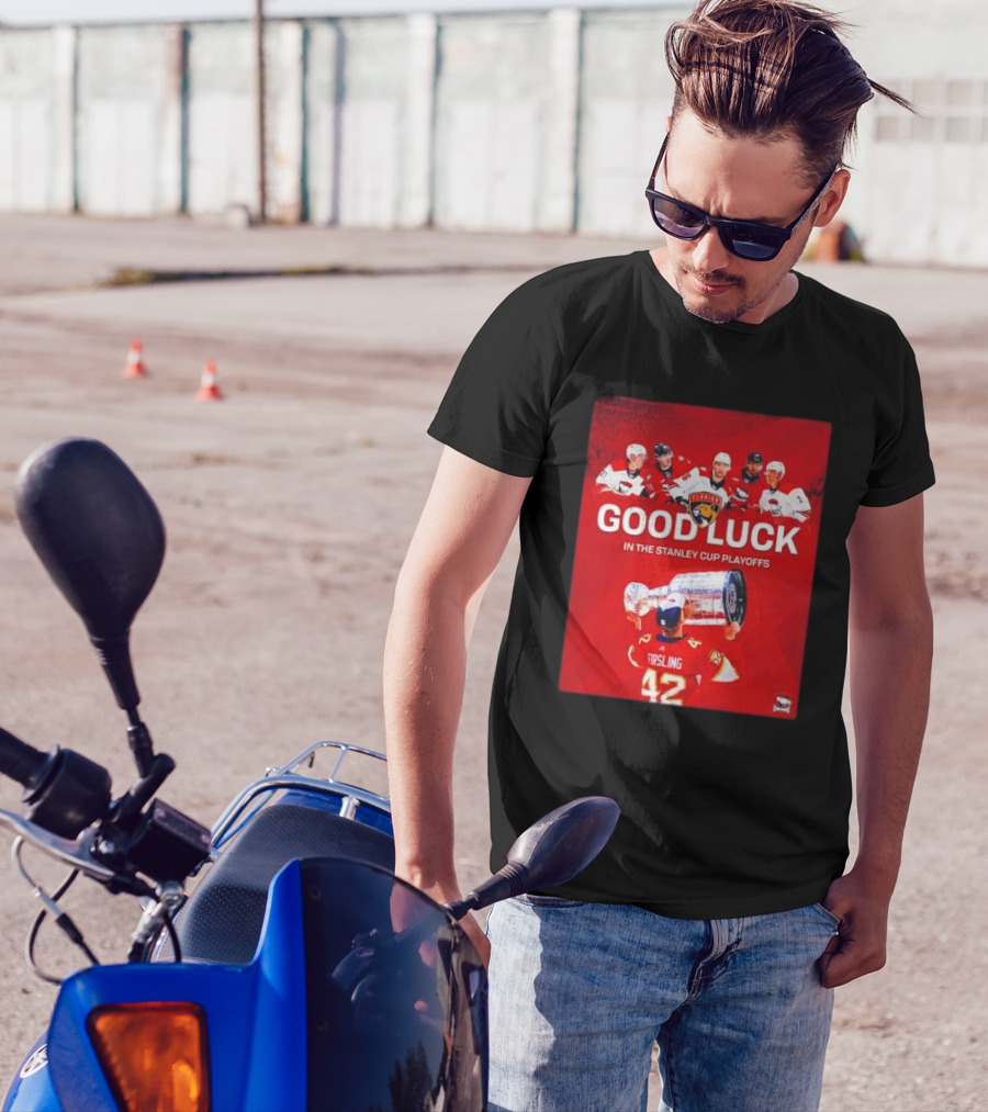 Good Luck In The Stanley Cup Playoffs Florida Panthers Player Trophy T-Shirt