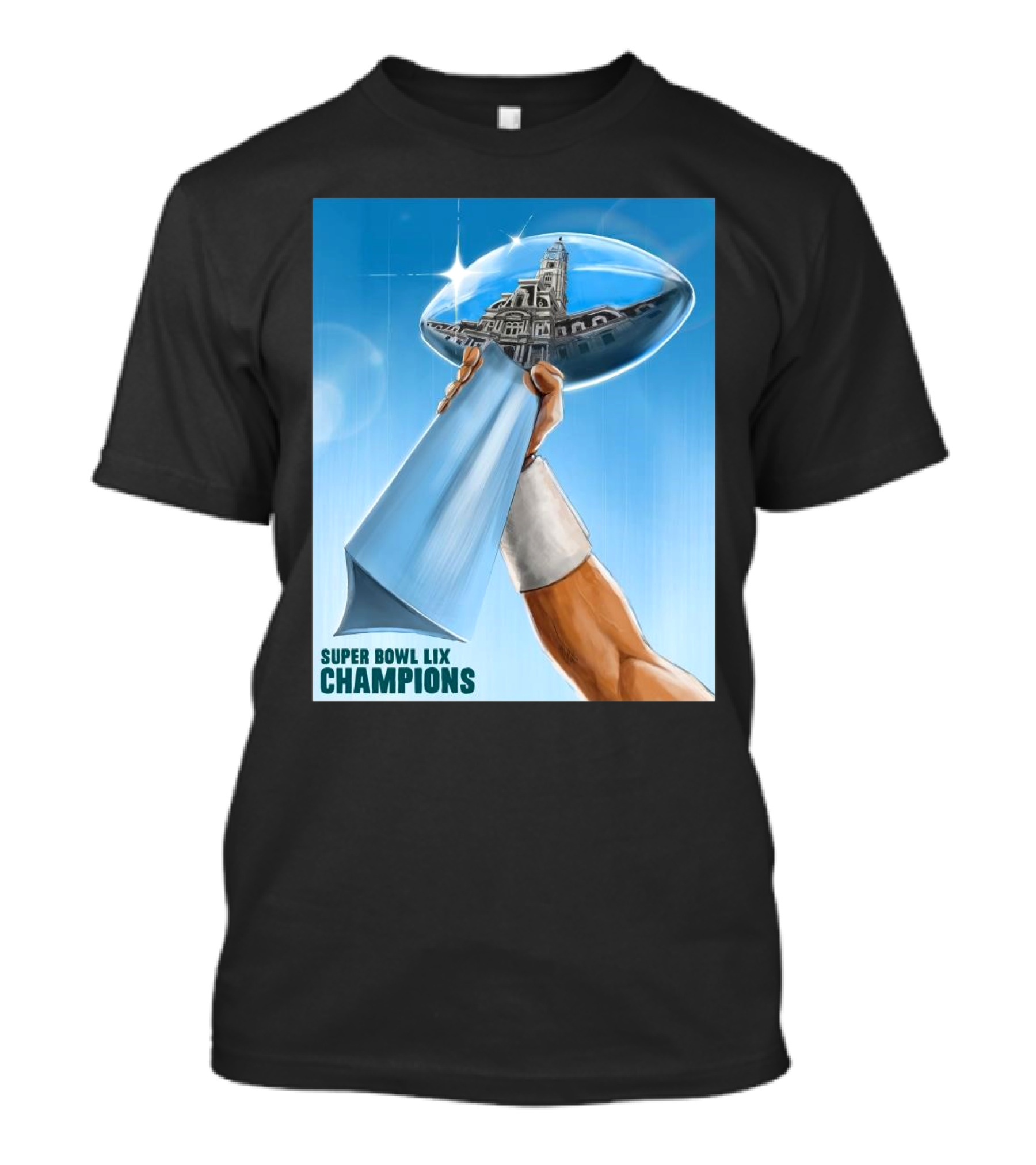 Good Morning From Philadelphia Eagles Super Bowl LIX Champions 2024 T-Shirt