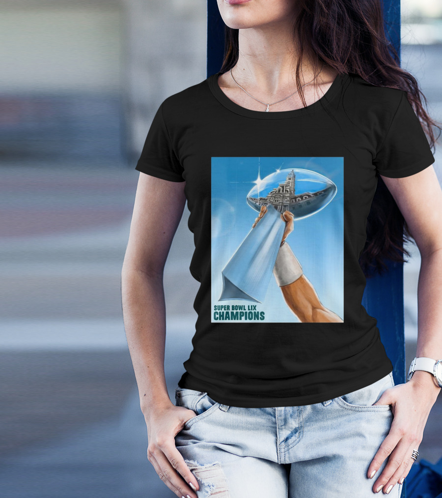 Good Morning From Philadelphia Eagles Super Bowl LIX Champions 2024 T-Shirt