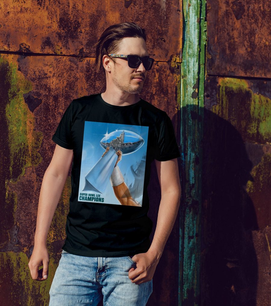 Good Morning From Philadelphia Eagles Super Bowl LIX Champions 2024 T-Shirt