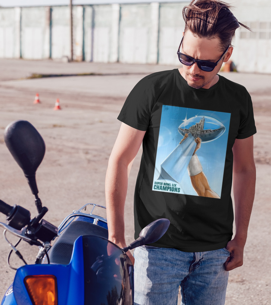 Good Morning From Philadelphia Eagles Super Bowl LIX Champions 2024 T-Shirt